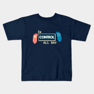 All day gaming controllers Kids T-Shirt